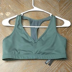 Victoria Secrets Green Strappy Unlined Sport Bra